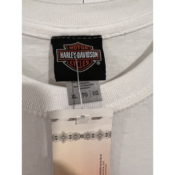 Harley Davidson Mens T-shirt XL White Southern Maryland‎ All American NEW - Picture 3 of 8